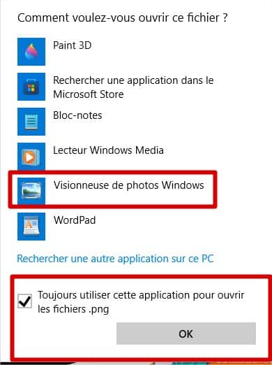 Visionneuse photos Windows par défaut sur Windows 11